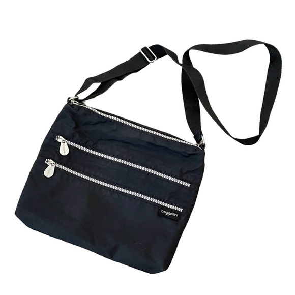 VGUC- Baggallini Special Edition ‘Large Zipper’ Nylon Crossbody - Picture 2 of 9